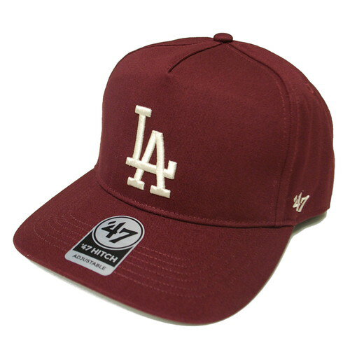 フォーティーセブン 039 47 LOS ANGELES DODGERS BASIC HITCH SNAPBACK CAP DARK MAROON / ダークマルーン ロサンゼルス ドジャース スナップバック キャップ 帽子