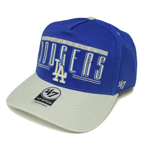 フォーティーセブン '47 LOS ANGELES DODGERS DOUBLE HEADER BASE LINE HITCH SNAPBACK CAP ROYAL × GRAY / ロイヤル × グレー ロサンゼルス ドジャース スナップバック キャップ 帽子