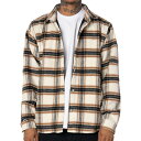 プロクラブ PRO CLUB HEAVYWEIGHT FLANNEL SHIRTS JACKET BROWN CREAM PLAID / ブラウンクリームプレイド フランネル シャツ ジャケット
