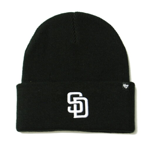 フォーティーセブン ' 47 SAN DIEGO PADRES HAYMAKER CUFF KNIT BEANIE BLACK / ブラック サンディエゴ パドレス カフ ニット キャップ ビーニー 帽子 フォーティーセブン ' 47 SAN DIEGO PADRES HAYMAKER CUFF KNIT BEANIE BLACK / ブラック サンディエゴ パドレス カフ ニット キャップ ビーニー 帽子