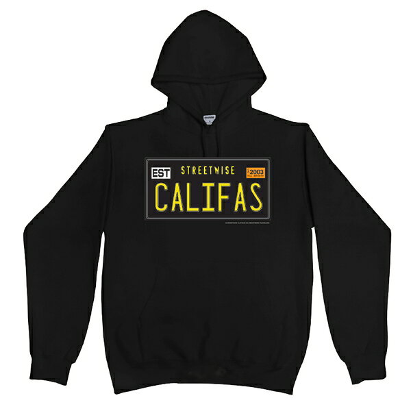 ストリートワイズ STREETWISE CALIFAS HOODIE BLACK / ブラック フード パーカー