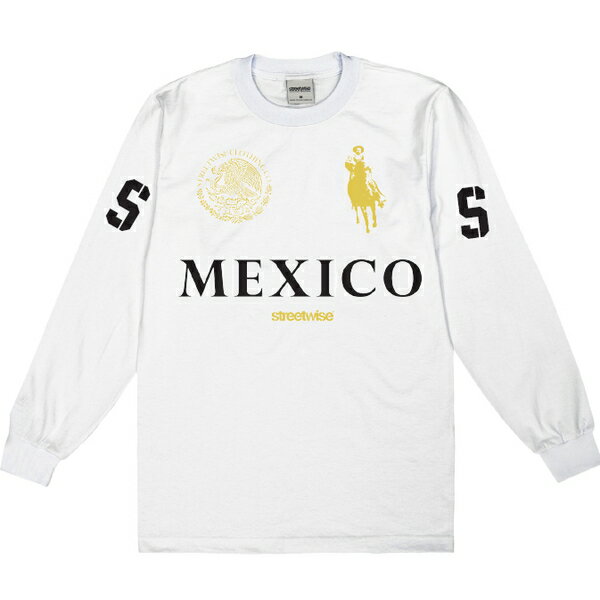 乐天商城 - ストリートワイズ STREETWISE NARCO POLO L/S Tシャツ WHITE / ホワイト ヘビーウェイト 長袖 シャツ