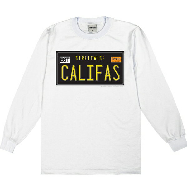 乐天商城 - ストリートワイズ STREETWISE CALIFAS L/S Tシャツ WHITE / ホワイト ヘビーウェイト 長袖 シャツ
