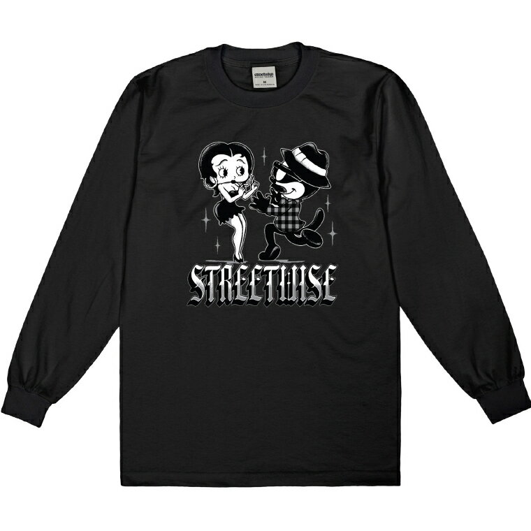 乐天商城 - ストリートワイズ STREETWISE THE CHASE L/S Tシャツ BLACK / ブラック ヘビーウェイト 長袖 シャツ