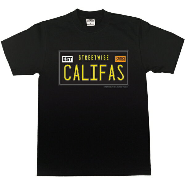 ストリートワイズ STREETWISE CALIFAS S/S Tシャツ BLACK / ブラック ヘビーウェイト 半袖 シャツ