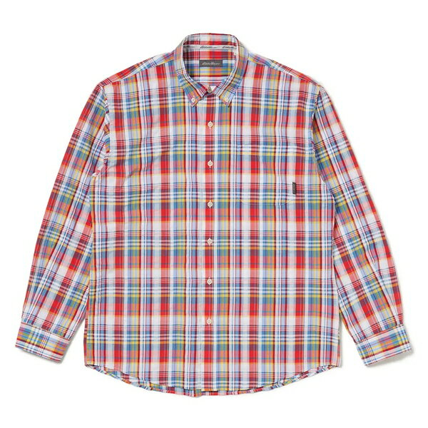 乐天商城 - エディーバウアー EDDIE BAUER EDDIE'S CLASSIC L/S SHIRT CARDINAL / カーディナル ロングスリーブ 長袖 シャツ