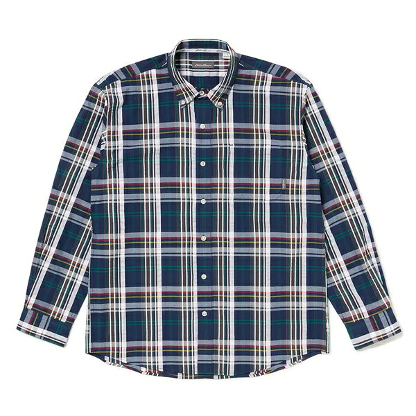 乐天商城 - エディーバウアー EDDIE BAUER EDDIE'S CLASSIC L/S SHIRT OCEAN / オーシャン ロングスリーブ 長袖 シャツ