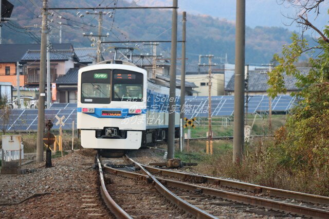 【日本の風景ポストカード】秩父鉄道6000系急行車両の