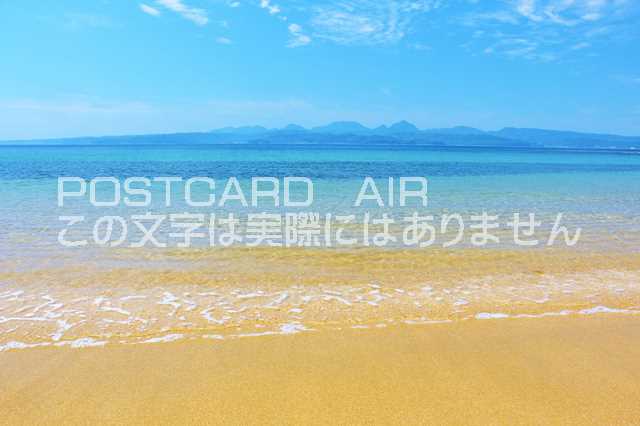 【日本のポストカードAIR】大分県　姫島のビーチのはがきハガキ葉書 撮影/YOSHIO IWASAWA