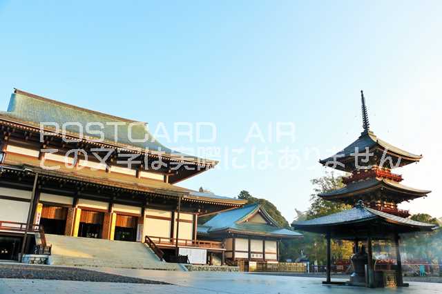 【日本のポストカードAIR】千葉県　成田山新勝寺の風景のはが