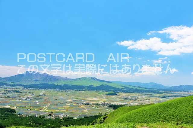 【日本のポストカードAIR】熊本県　阿蘇の風景のはがきハガキ