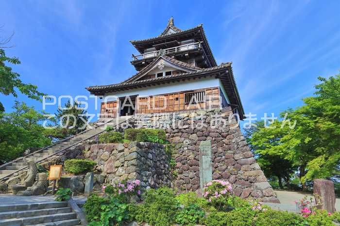 【日本の風景ポストカードAIR】福井県坂井市丸岡町霞町新緑の