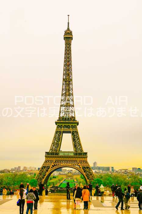 フランスパリのエッフェル塔のある景色