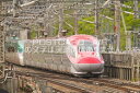 【鉄道の風景ポストカード】E6系こまち一関駅到着はがきハガキ葉書 photo by MIRO