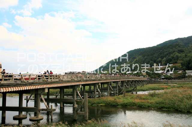 樂天商城 - 【日本の風景ポストカード】京都府京都市嵐山（渡月橋）の風景はがきハガキ葉書