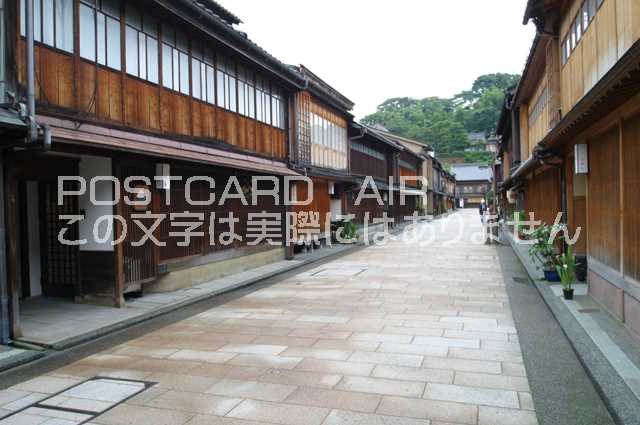 【日本の風景ポストカード】石川県金沢市ひがし茶屋街東茶屋街22のポストカードはがきハガキ葉書のサムネイル
