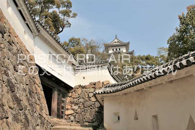 【日本の風景／姫路のポストカード】兵庫県姫路市姫路城のはがきハガキ photo by MIRO