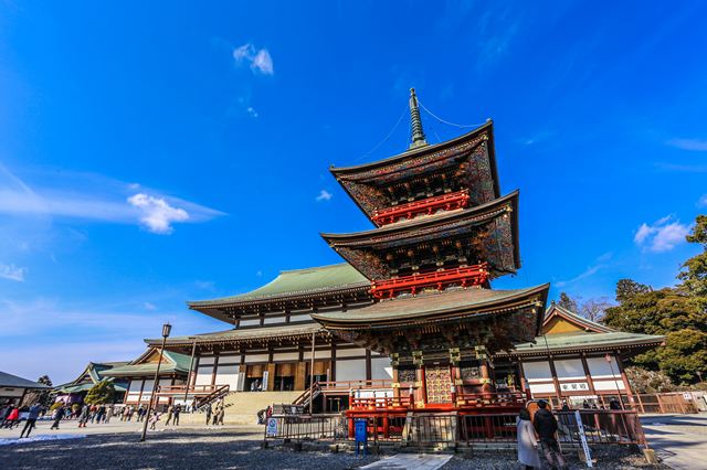 【日本の風景ポストカード】〒286-0023 千葉県成田市成田山新勝寺の葉書ハガキはがき photo by MIRO