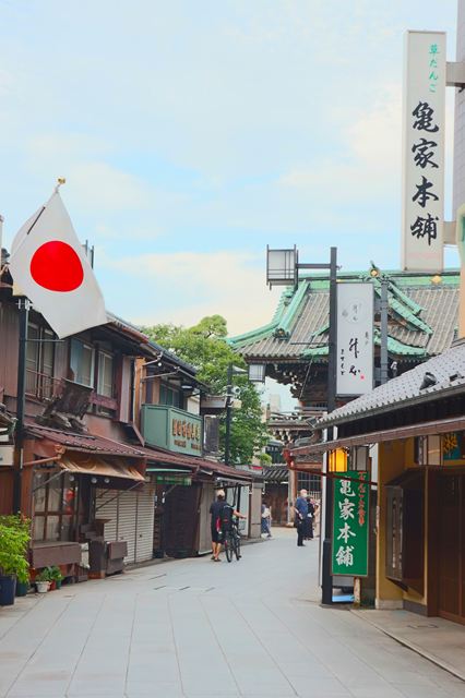 【日本の風景ポストカード】東京都葛飾区柴又帝釈天題経寺への道寅さんの町のハガキはがき photo by MIRO photo by MIRO