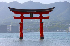 【日本の風景ポストカード】広島県廿日市市宮島町厳島神社大鳥居2のハガキはがき葉書photo by MIRO