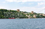 【トルコの風景ポストカードAIR】イスタンブール　ボスポラス海峡ルメリ・ヒサルのはがきハガキ葉書 撮影/photo by SHIGERU MURASHIGE