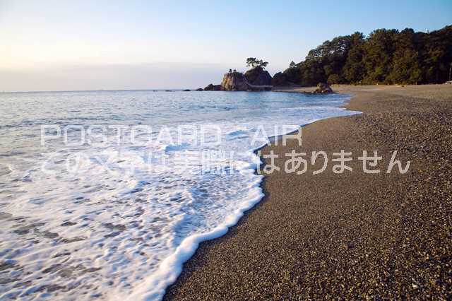 高知県 高知市 桂浜　桂浜のポストカード葉書はがき　Photo　by絶景.com