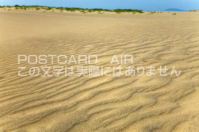 【風景ポストカードAIR】鳥取県 鳥取市鳥取砂丘の風紋のポストカード葉書はがきハガキ　Photo　by絶景.com