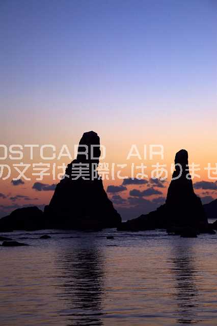 【日本の風景ポストカードのAIR】和歌山県 串本町 橋杭岩の