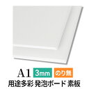 スチレンボード 発泡スチロール 板 3mm A1 （594×841mm） PSボード のりなし 素板 発泡 パネル スチレン ボード 板 3mm A1 模型 工作 POP 看板芯材