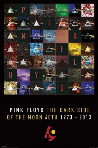 ピンク・フロイド ポスター PINK FLOYD- DARK SIDE OF THE MOON 40TH ANNIVERSARY(130628)
