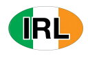 アイルランド　フラッグオーバルステッカー　IRL (FLAG)(130417)