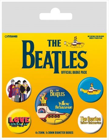 ザ・ビートルズ カンバッチセット The Beatles (Yellow Submarine)