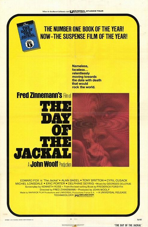 ジャッカルの日 オリジナルポスター　【訳あり】　The Day of the Jackal (1973)
