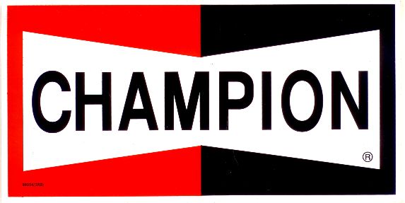 オフィシャル ビッグサイズ　レーシング・デカール（ジャイアントサイズ ステッカー）　チャンピオン　Champion 20