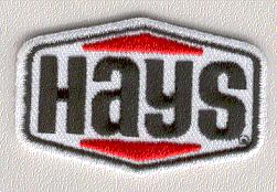 オフィシャル　レーシング　パッチ（ワッペン） Hays 2" Collar Official Racing Patch