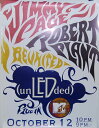 楽天ポスタービンジミー・ペイジ ヴィンテージ　プロモーショナル ポスター ロバート・プラントJimmy Page & Robert Plant Unledded film on MTV （un LED ded）