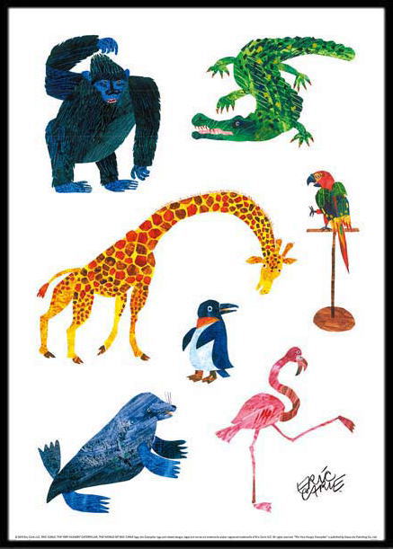 エリック・カール はらぺこあおむし ポスター アルミフレームセット (B4サイズ) (Eric Carle) A Very Hungry Caterpi…