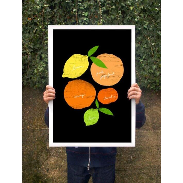 ANEK | CITRUS LOVE (black) | ȥץ/ݥ (50x70cm)̲ ե 쥹ȥ ƥꥢ 