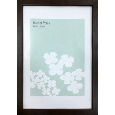 【A5】BICOSYA | インテリアフレーム | 木製額縁 | A5サイズ (brown)【Interior Frame ブラウン】