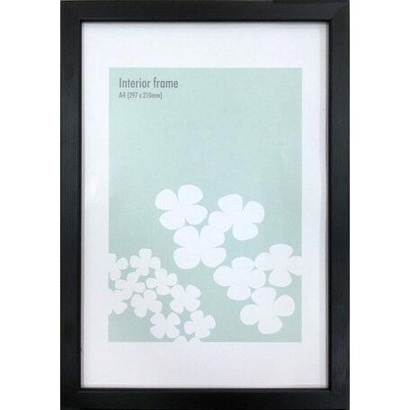 【A5】BICOSYA | インテリアフレーム | 木製額縁 | A5サイズ (black)【Interior Frame ブラック】