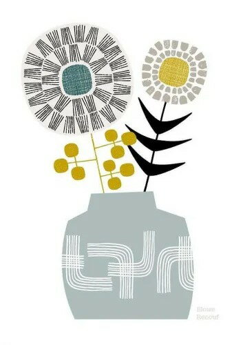 【A2】ELOISE RENOUF - VASE NO.1 アートプリント/ポスター 北欧 シンプル おしゃれ ギフト 玄関 ポスター リビング アート お洒落...