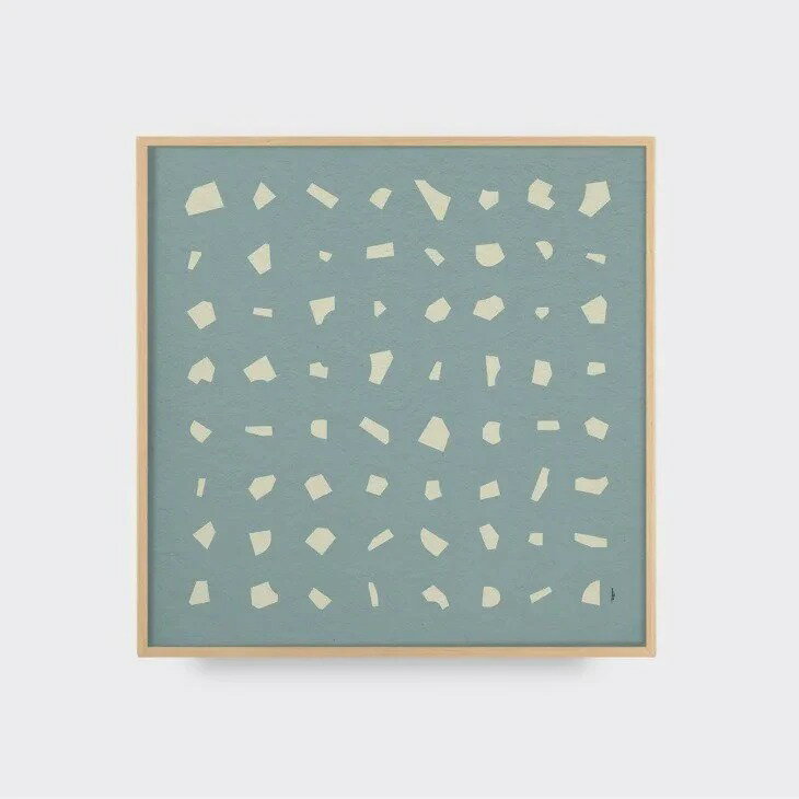 Tom Pigeon - Fraction Slate 30x30cm アートプリント/アートポスター UK 北欧 シンプル モダン インテリア