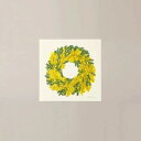 【20x20cm】a good view - ミモザ (ivory) 北欧 アートポスター