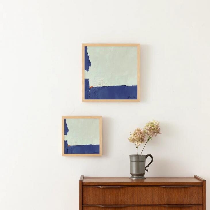 【30x30cm】a good view - BETWEEN 北欧 アートポスター おしゃれ シンプル リビング 滝本優美 2