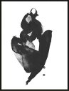 【30x40cm】JORGEN HANSSON - Sitting Woman no.3 アートプリント/ポスター 北欧 シンプル インテリア おしゃれ