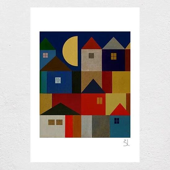 【A4】BLANCA GOMEZ - NOCTURNE アートプリント/ポスター 北欧 スペイン イラスト ブランカゴメス