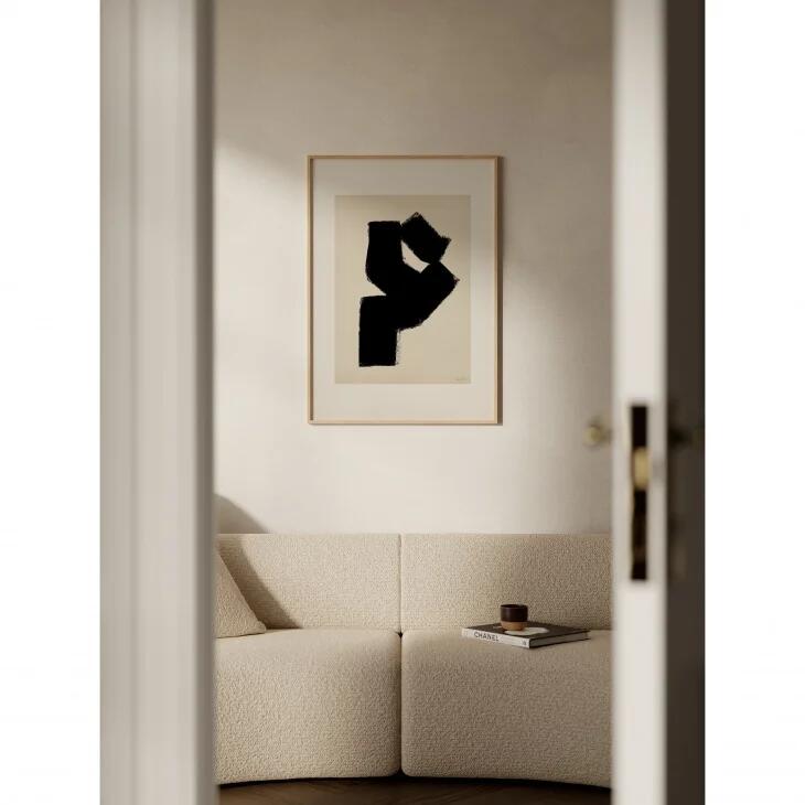 【50x70cm】CARO CARO PRINTS - Abstract Forms No. 33 (ABST-33) アートプリント/アートポスター 北欧