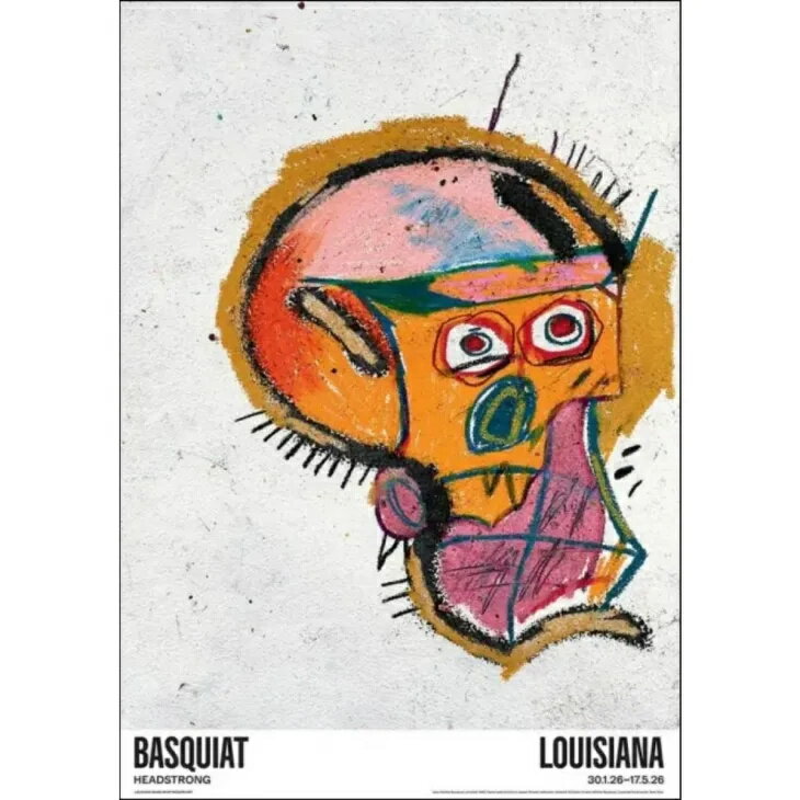 [A2]LOUISIANA - JEAN-MICHEL BASQUIAT - UNTITLED 1982 아트 포스터 바스키아 루이지애나 미술관