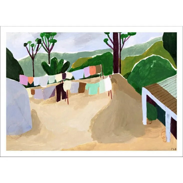 【30x40cm】THE POSTER CLUB x CLARA SELINA BACH - Sri Lanka アートポスター 北欧 デンマーク ポスタ..