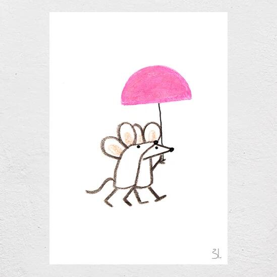 【A4】BLANCA GOMEZ - YOU & ME アートプリント/ポスター 北欧 スペイン イラスト ブランカゴメス